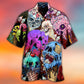 Skull And Ice Cream - Hawaiian Shirt - Reefox