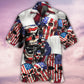 Skull Chef America Independence Day - Hawaiian Shirt - Reefox