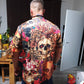 Skull Day Of The Dead Floral - Hawaiian Shirt - Reefox