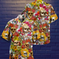 Skull Day Of The Dead Flower Skull - Hawaiian Shirt - Reefox