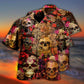 Skull Day Of The Dead Floral - Hawaiian Shirt - Reefox