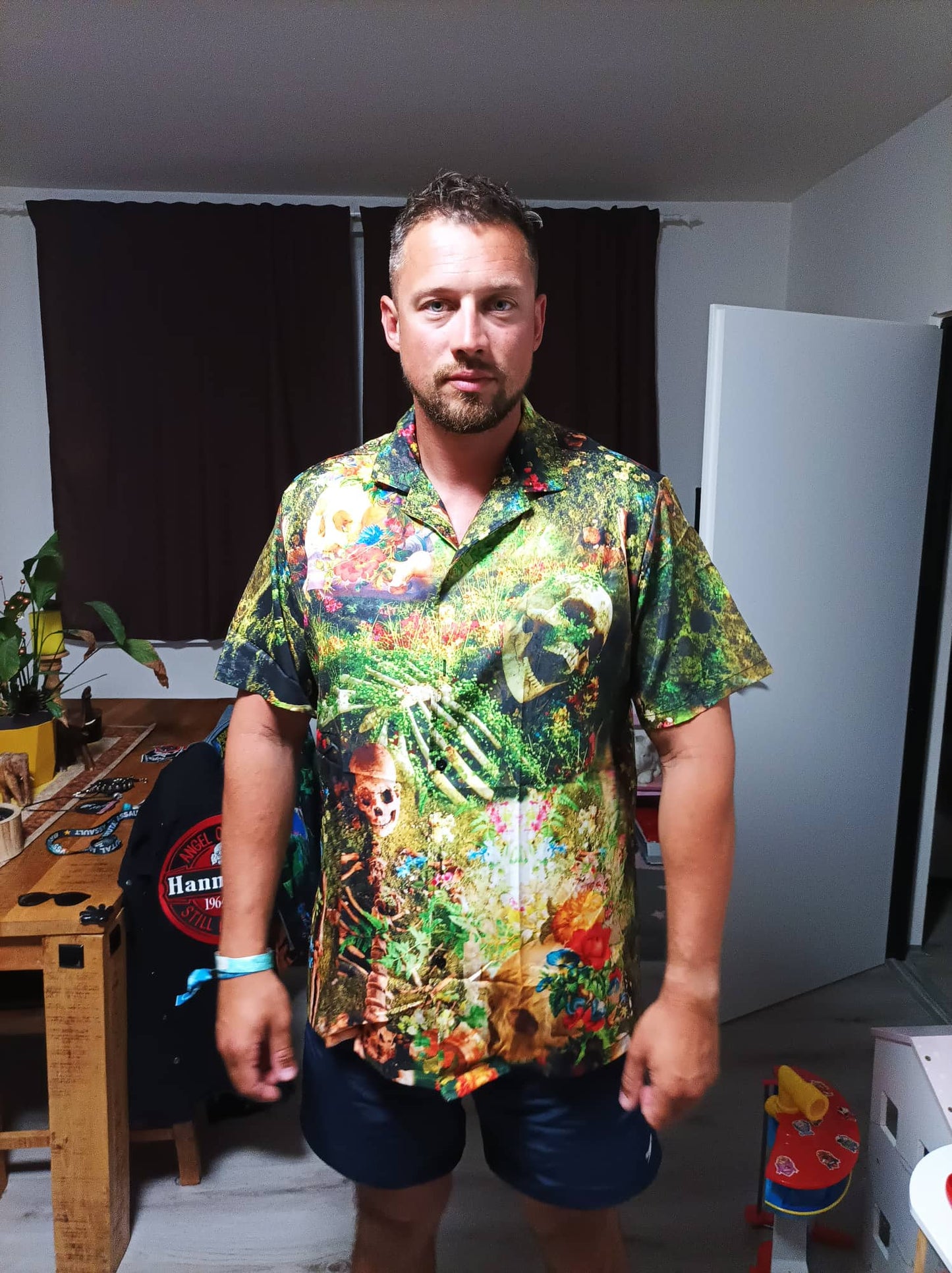 Skull Flower Skeleton Forever - Hawaiian Shirt - Reefox