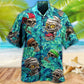 Skull Hide And Seek Tropical Leaf - Hawaiian Shirt - Reefox