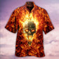 Skull Hot As Hell Psycho As Well - Hawaiian Shirt - Reefox