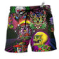 Beach Short / Adults / S Skull Life is A Game Skull - Beach Short Reefox - Owls Matrix LTD