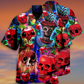 Skull Love Apple - Hawaiian Shirt - Reefox