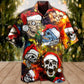 Skull Love Christmas - Hawaiian Shirt - Reefox