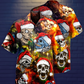 Skull Love Christmas - Hawaiian Shirt - Reefox