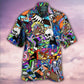 Skull Love Colorful Life - Hawaiian Shirt - Reefox