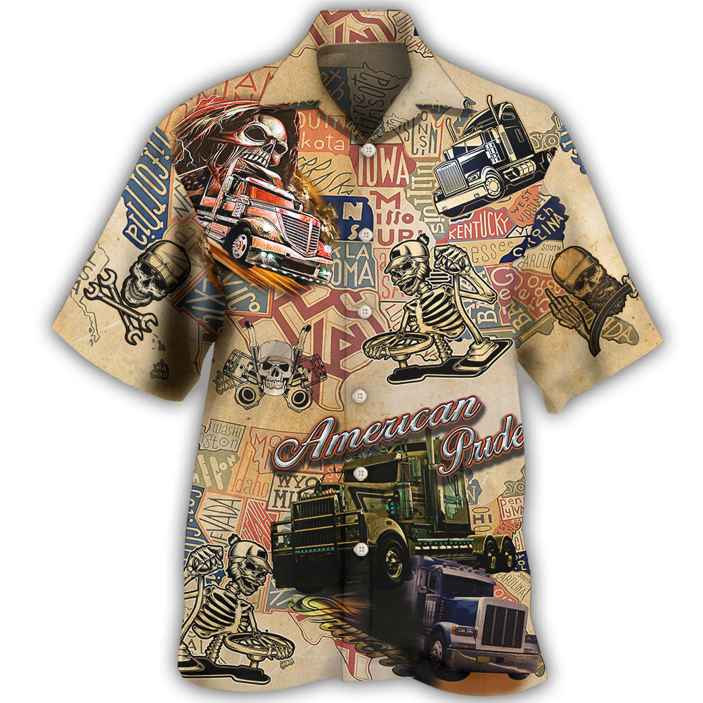 Skull Love Life Cool - Hawaiian Shirt - Reefox