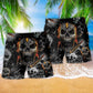 Skull Oh My Skull Dark Black - Beach Short Reefox - Owls Matrix LTD