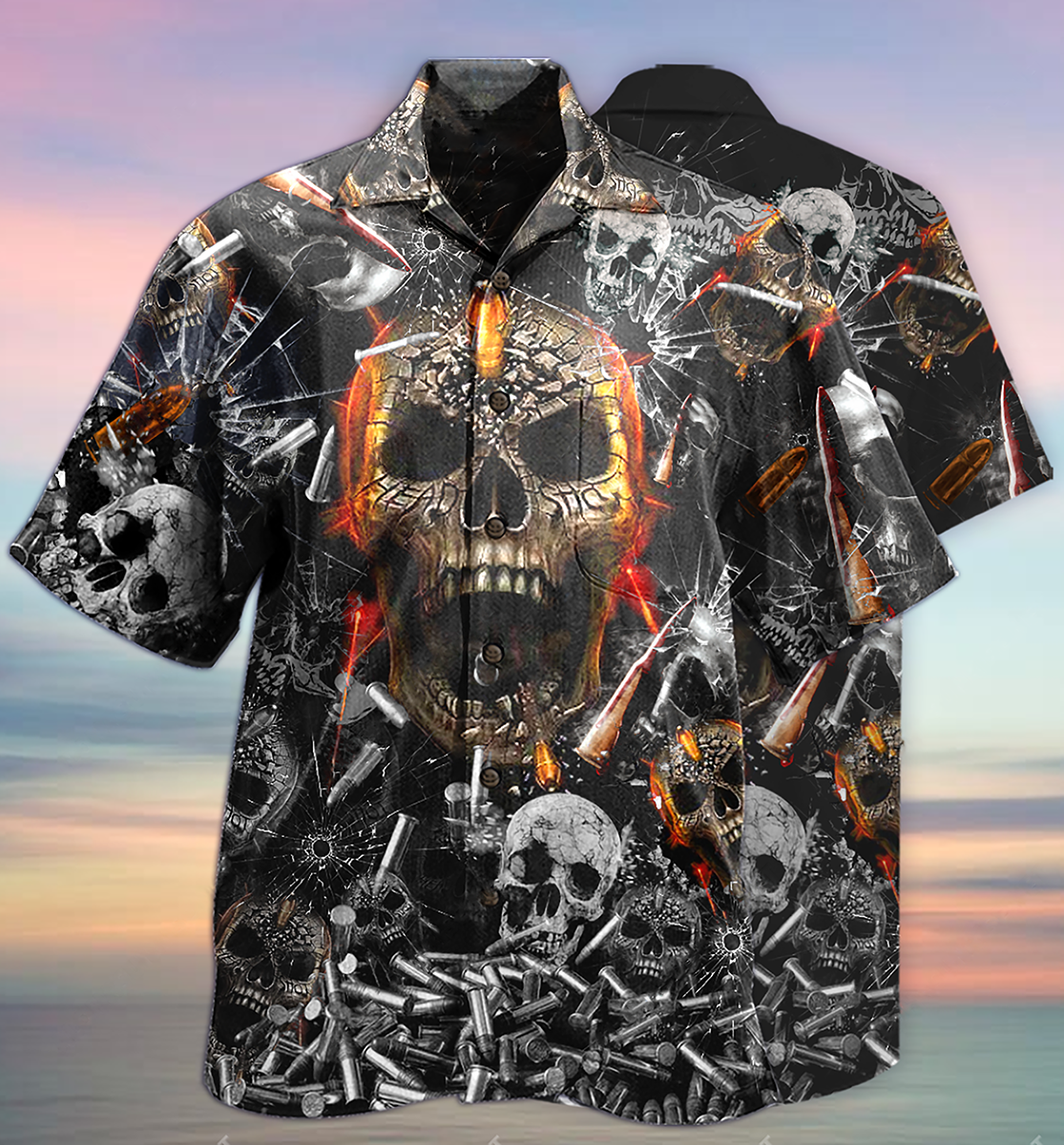 Skull Oh My Skull - Hawaiian Shirt - Reefox