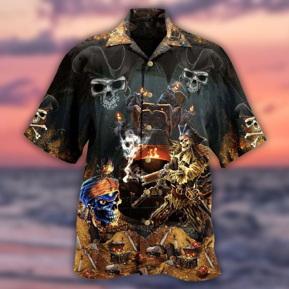 Skull Play With Together - Hawaiian Shirt - Reefox