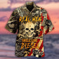 Skull Real Men Smell Like Diesel - Hawaiian Shirt - Reefox