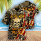 Skull Real Men Smell Like Diesel - Hawaiian Shirt - Reefox