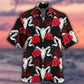 Skull Rose And Ram Skull - Hawaiian Shirt - Reefox