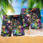 Skull Smiley So High - Beach Short Reefox - Owls Matrix LTD