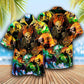 Skull With Bat Wings - Hawaiian Shirt - Reefox