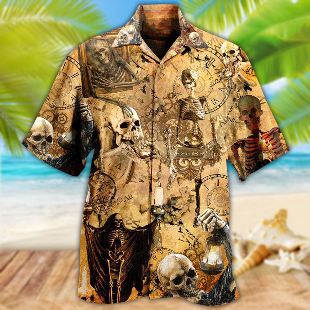 Skull You're Already Dead Vintage - Hawaiian Shirt - Reefox