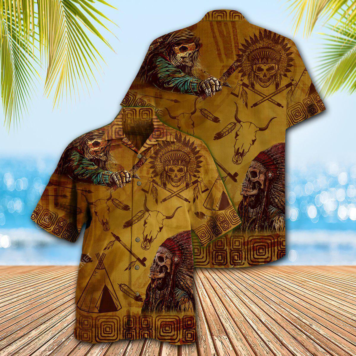 Native America Spirit Of A Nation Vintage - Hawaiian Shirt - Reefox