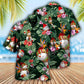 Snowman Stay Cool Tropical Leaf - Hawaiian Shirt - Reefox