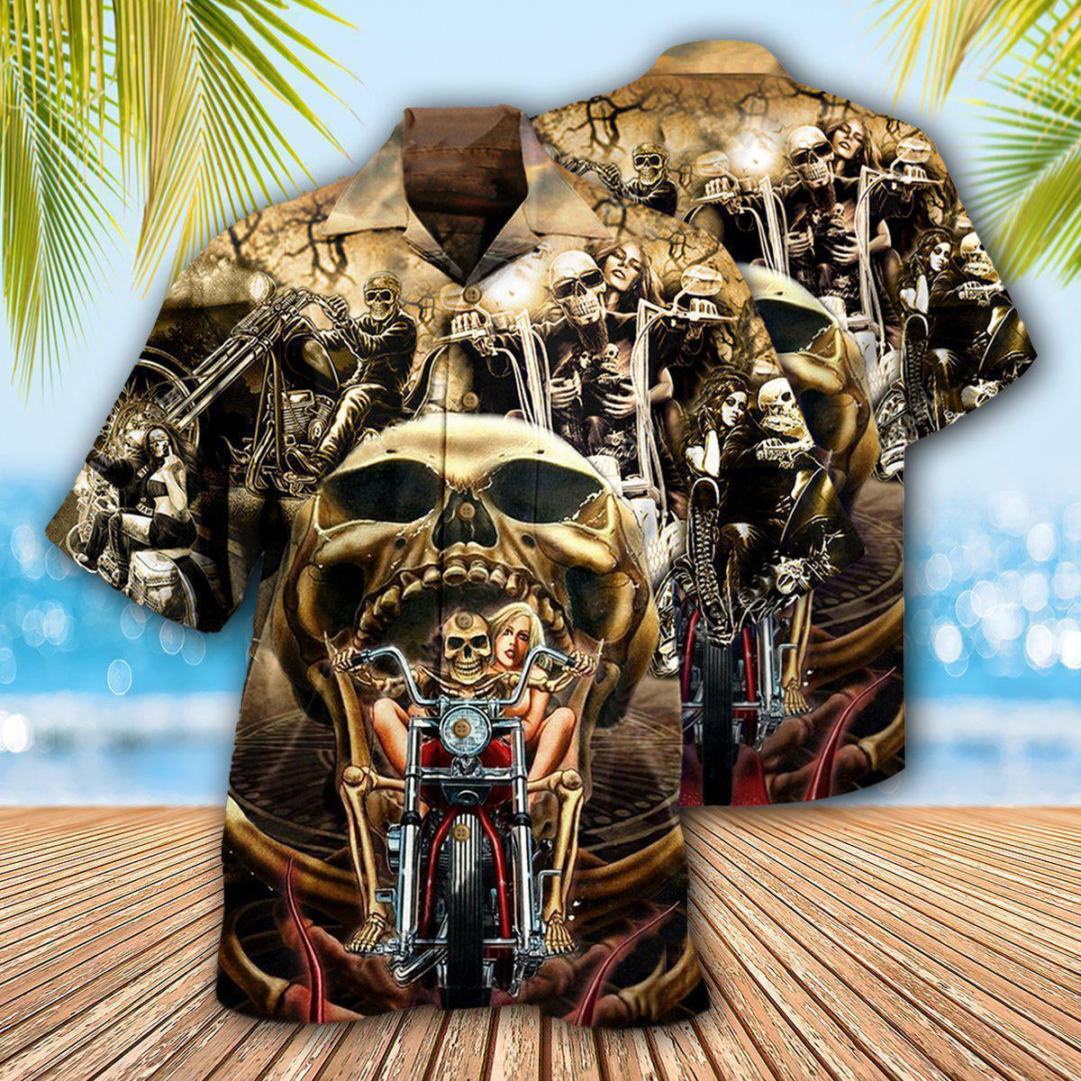 Skull Stay Wild Never Let Them Tame You - Hawaiian Shirt - Reefox