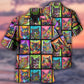 Cat Sykel Crazy For Cats Kitty - Hawaiian Shirt - Reefox