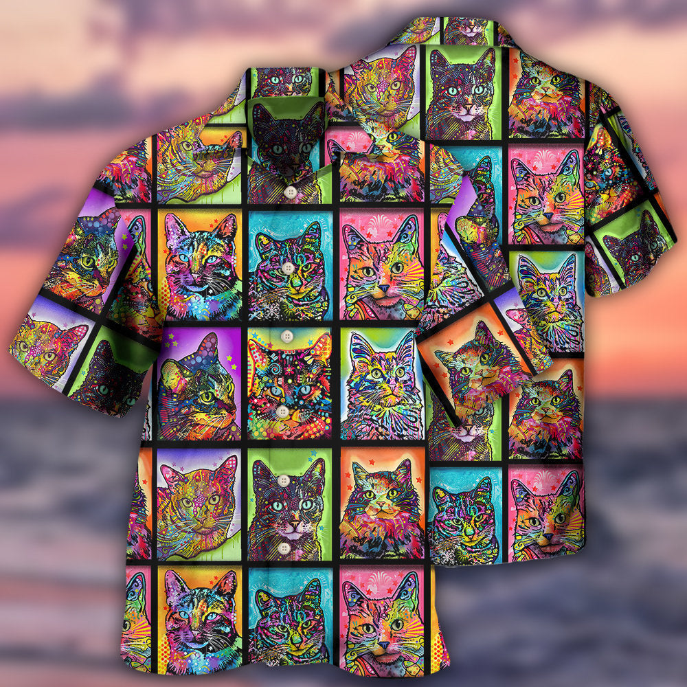 Cat Sykel Crazy For Cats Kitty - Hawaiian Shirt - Reefox