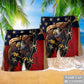 Texas Eagle Peace Life Style Personalized - Beach Short Reefox - Owls Matrix LTD