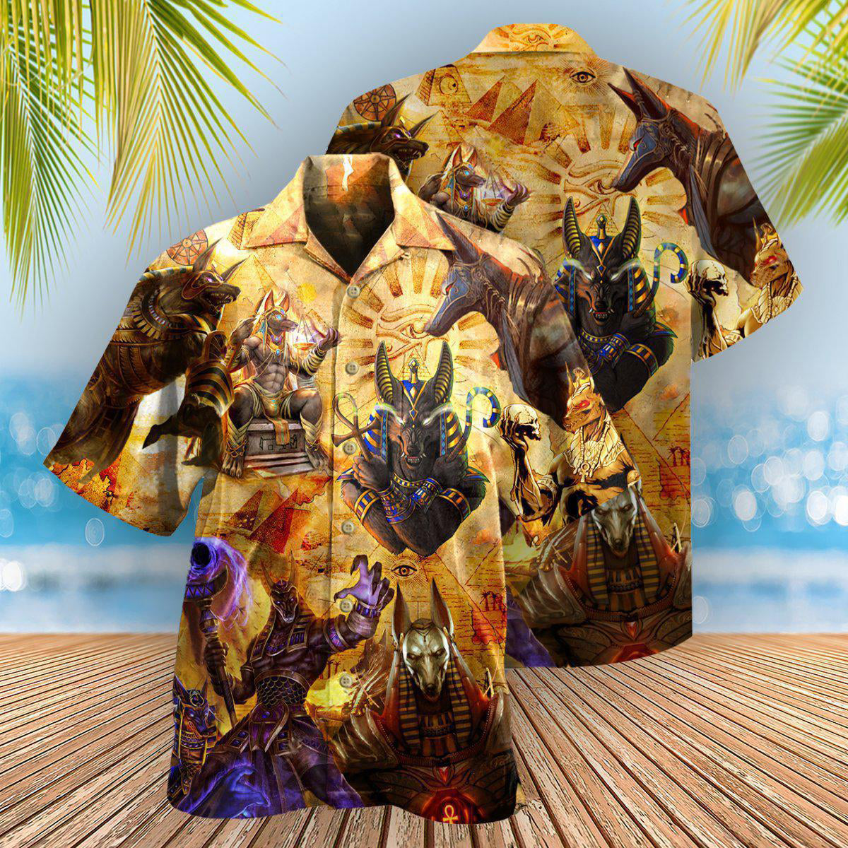 Egypt The Egyptian God Anubis - Hawaiian Shirt - Reefox