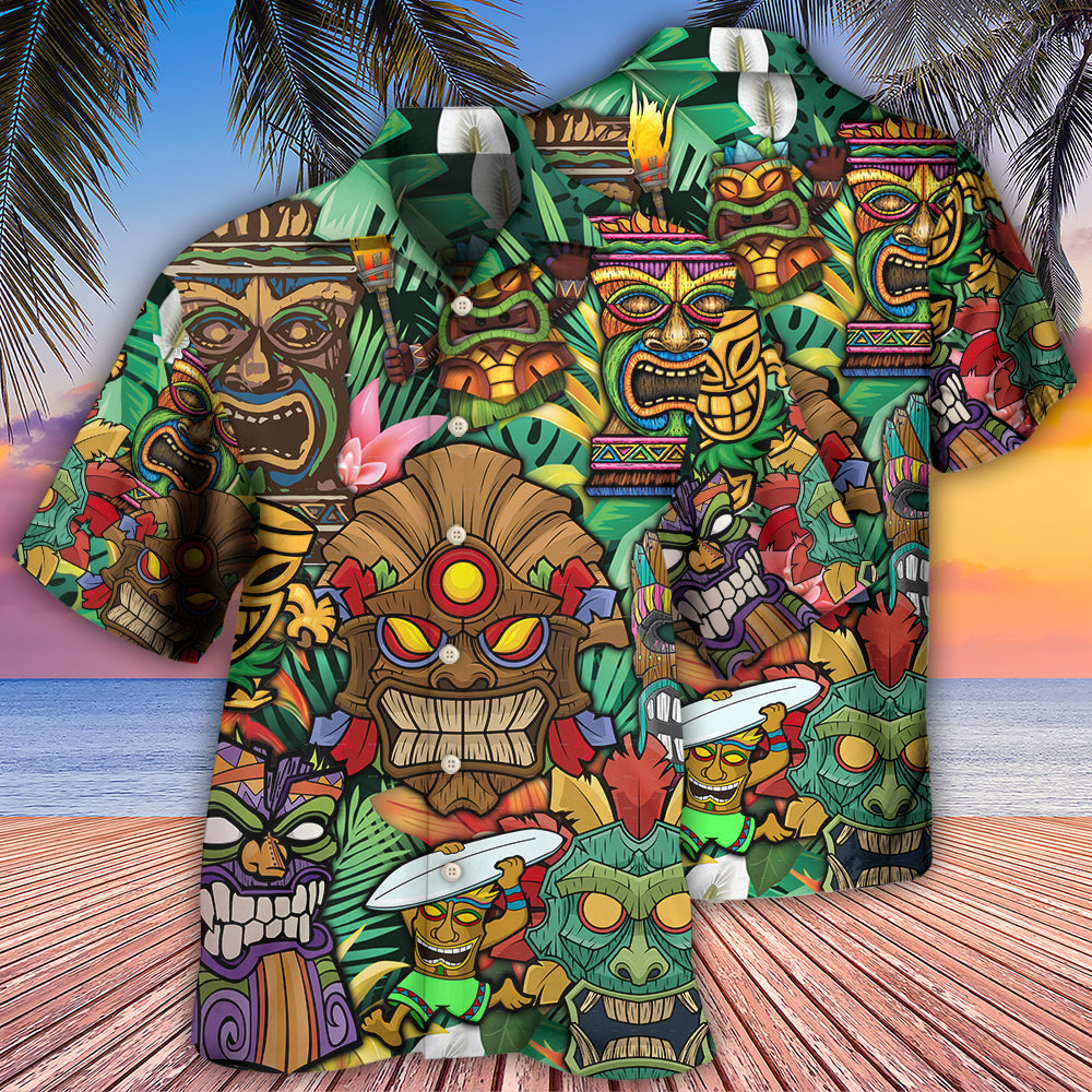 Tiki With Tropical Style - Hawaiian Shirt - Reefox