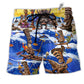 Beach Short / Adults / S Tiki Happy Surfing Day - Beach Short Reefox - Owls Matrix LTD