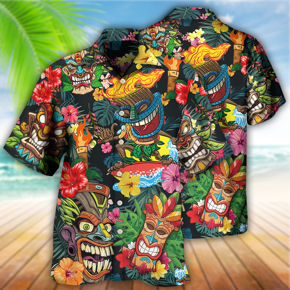 Tiki Hawaii Style Lover - Hawaiian Shirt - Reefox