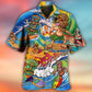 Tiki Surfing Style With Pretty Painting - Hawaiian Shirt - Reefox