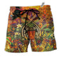 Beach Short / Adults / S Tiki Wakaka Aloha Funny - Beach Short Reefox - Owls Matrix LTD