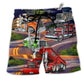Beach Short / Adults / S Truck Proud American Trucker Eagle - Beach Short Reefox - Owls Matrix LTD
