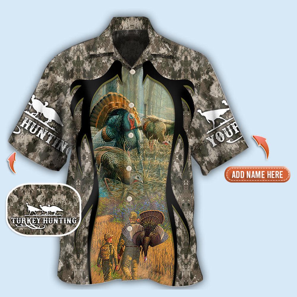 Hunting Turkey Hunting Cool Personalized - Hawaiian Shirt - Reefox