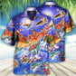 Turtle Neon Light Merry Christmas Happiness - Hawaiian Shirt - Reefox