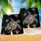 Turtle Hippie Love Ocean - Beach Short Reefox - Owls Matrix LTD