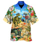 Turtle Loves Music Everyday - Hawaiian Shirt
