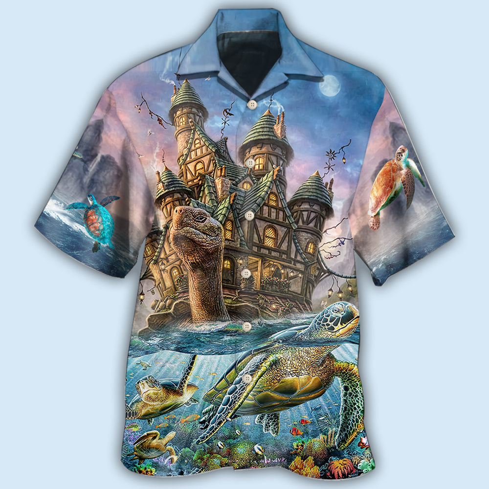 Turtle Play In The Sea cool - Hawaiian shirt - Reefox