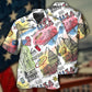 America USA Art Style - Hawaiian Shirt - Reefox