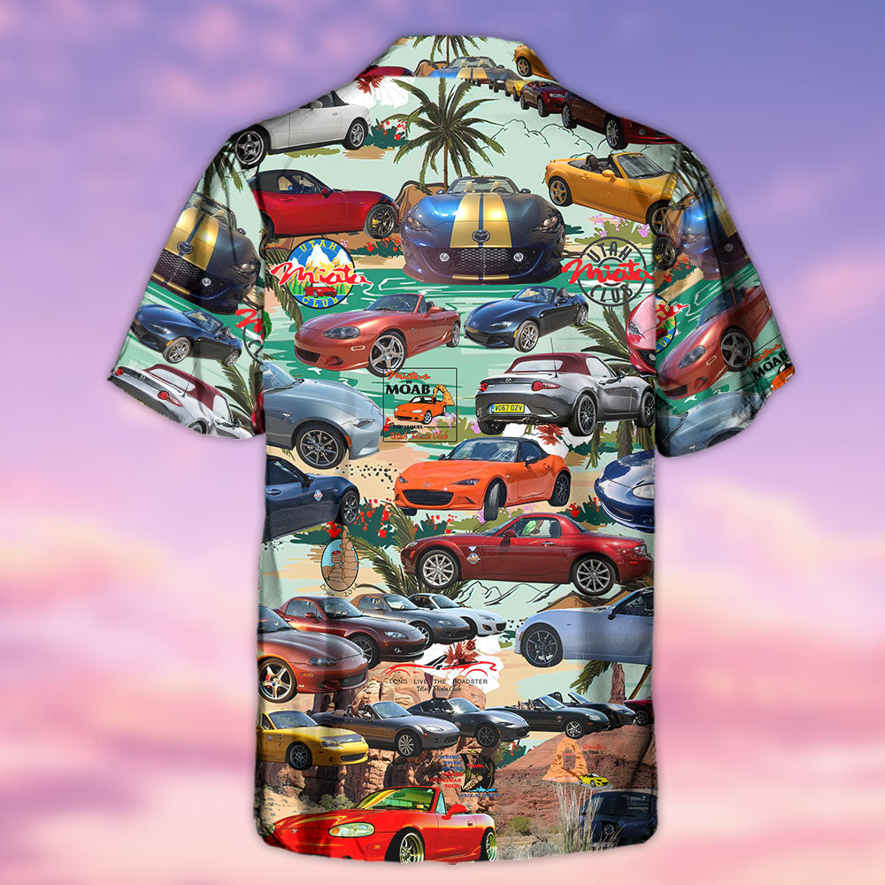 Car Summer Tropical Island Lover- Hawaiian Shirt - Reefox