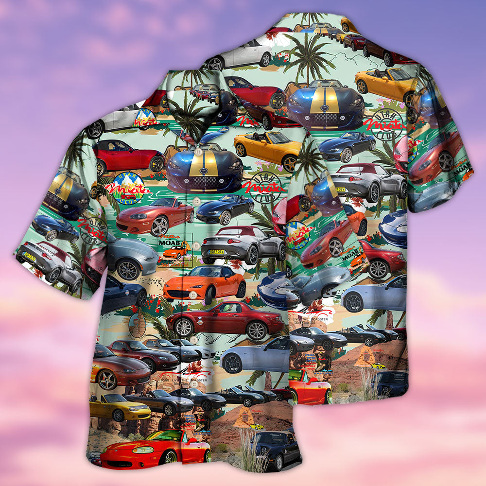 Car Summer Tropical Island Lover- Hawaiian Shirt - Reefox
