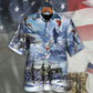 Veteran Only The Dead Have Seen The End Of War With Ice Snow - Hawaiian Shirt - Reefox