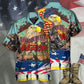 Veteran Proud To Be An American Freedom And Eagle Style - Hawaiian Shirt - Reefox