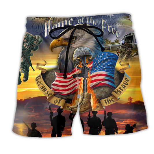 Beach Short / Adults / S Veteran Remember The Days Veteran Classic - Beach Short Reefox - Owls Matrix LTD