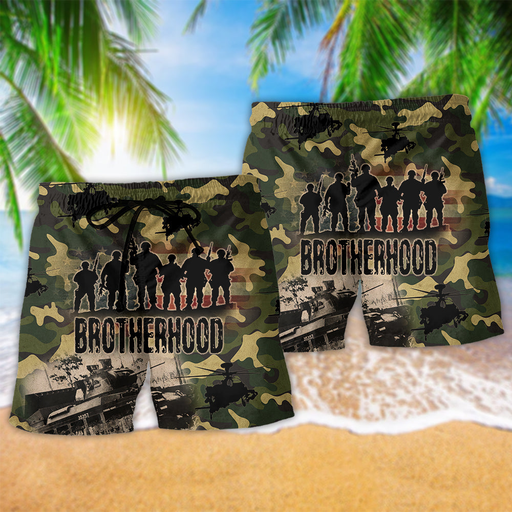 Veteran Thanks For Your Brave Veteran America - Beach Short Reefox - Owls Matrix LTD