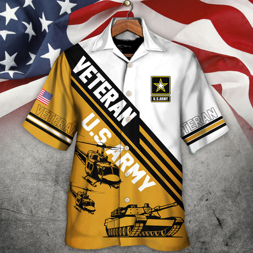 Veteran Us Army Honor The Fallen - Hawaiian Shirt - Reefox