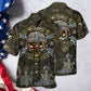 Veteran We Fight What You Fear Skull - Hawaiian Shirt - Reefox